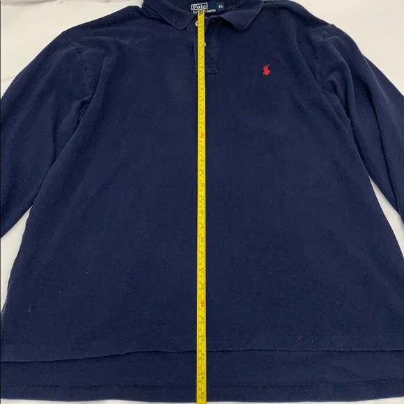 Polo Ralph Lauren blue long sleeve polo shirt EUC - Picture 7 of 8